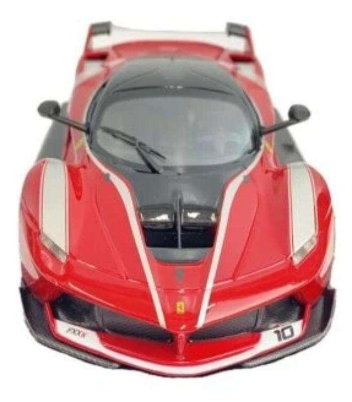 Ferrari FXX K 2014 black+red 1/43 NEW+boxed Bburago #6205 instant wheels