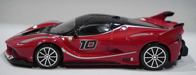 Ferrari FXX K 2014 black+red 1/43 NEW+boxed Bburago #6205 instant wheels