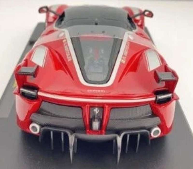 Ferrari FXX K 2014 black+red 1/43 NEW+boxed Bburago #6205 instant wheels