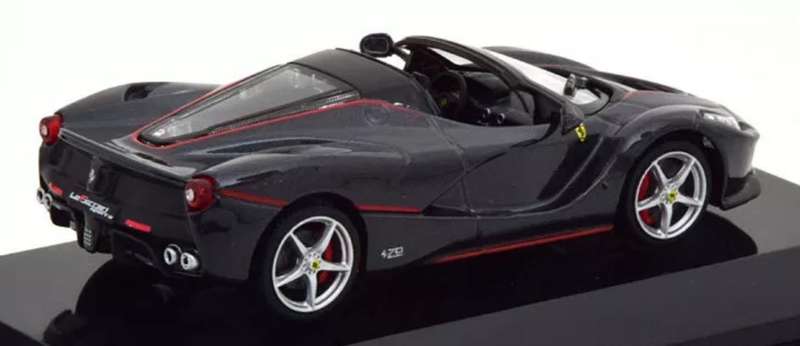 Ferrari LaFerrari Aperta 2016 black-metallic 1/43 Altaya/IXO #6208 instant wheels