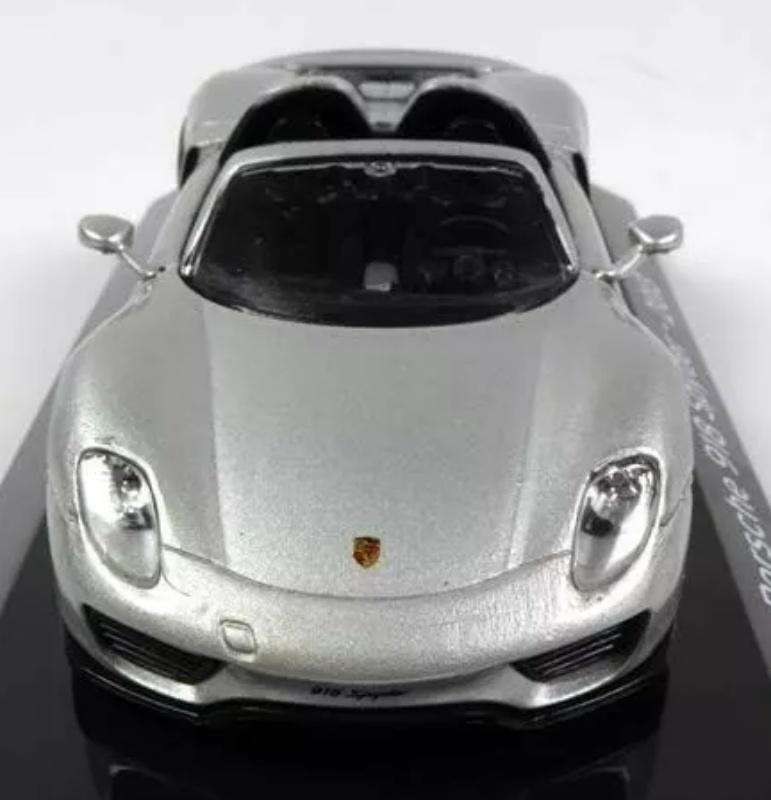 Porsche 918 Spyder 2013 liquid metallic silver 1/43 Altaya/IXO NEW+boxed #6209 instant wheels