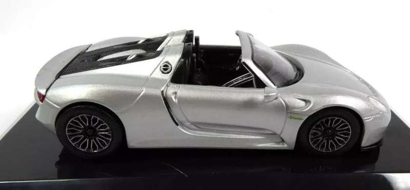 Porsche 918 Spyder 2013 liquid metallic silver 1/43 Altaya/IXO NEW+boxed #6209 instant wheels