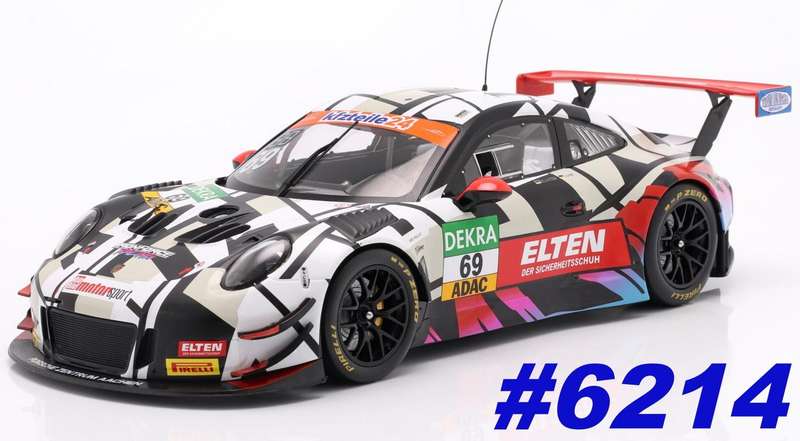 Porsche 911 (991) GT3 R #69 ADAC GT Masters 2018 Iron Force 1/43 CMR NEW+boxed #6214 instant wheels