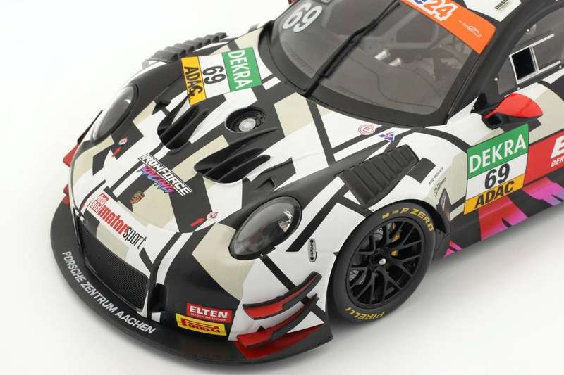 Porsche 911 (991) GT3 R #69 ADAC GT Masters 2018 Iron Force 1/43 CMR NEW+boxed #6214 instant wheels