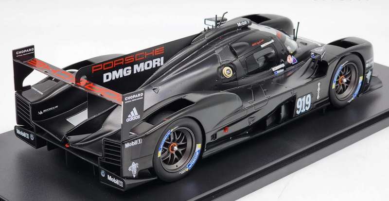 Porsche 919 Hybrid (#919) Pre Season Testcar 2015 black 1/43 IXO NEW+boxed #6215 instant wheels