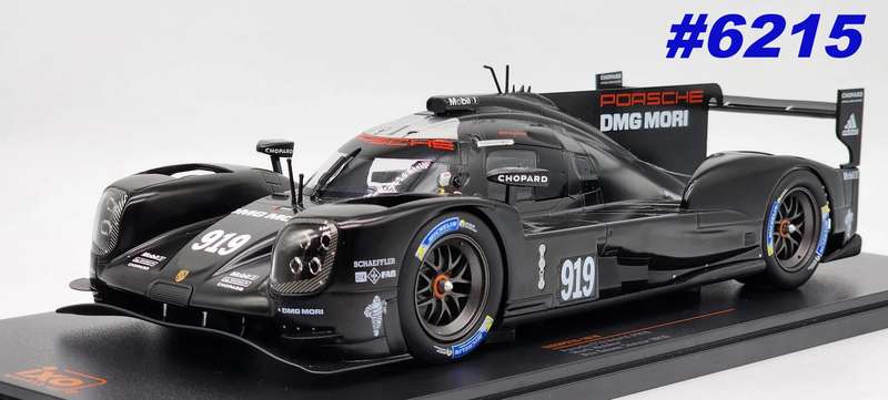 Porsche 919 Hybrid (#919) Pre Season Testcar 2015 black 1/43 IXO NEW+boxed #6215 instant wheels