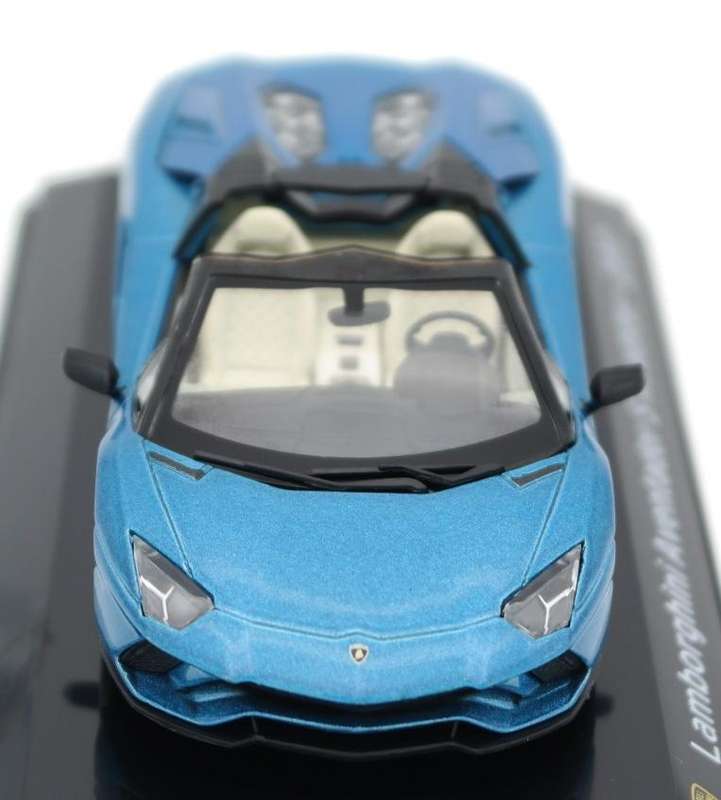 Lamborghini Aventador S Roadster 2017 bluemetallic 1/43 Altaya/IXO NEW+boxed #6218 instant wheels