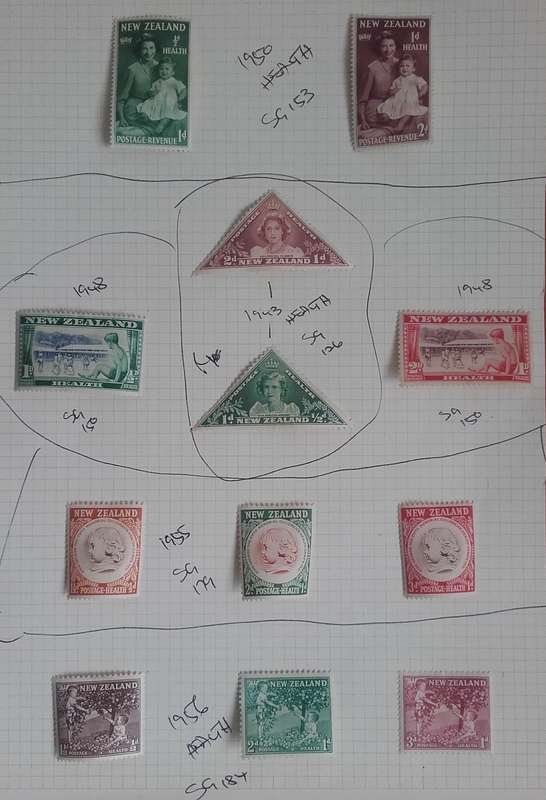 Stamps - New Zealand - Mixed Lot - MH
