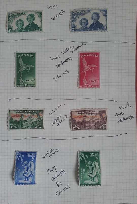 Stamps - New Zealand - Mixed Lot - MH