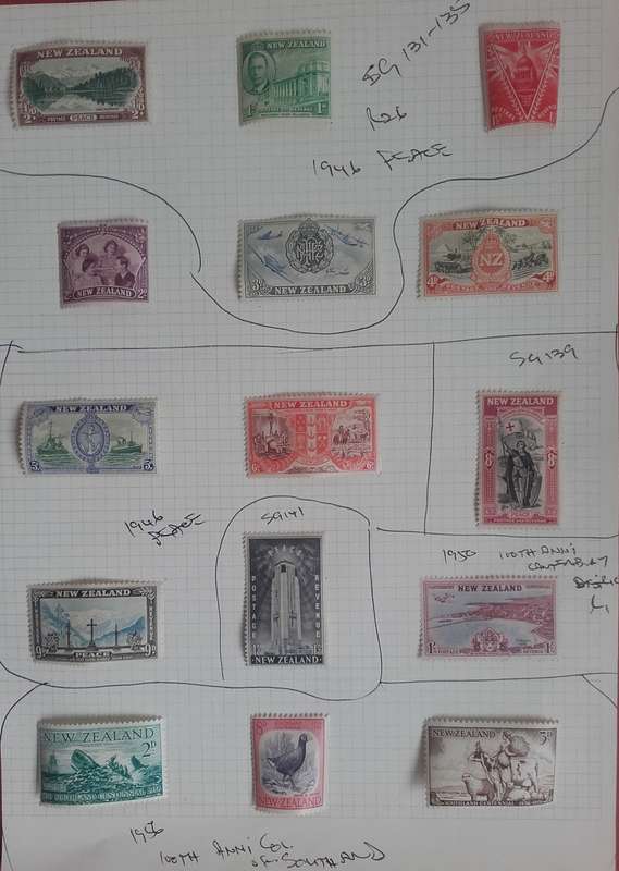 Stamps - New Zealand - Mixed Lot - MH