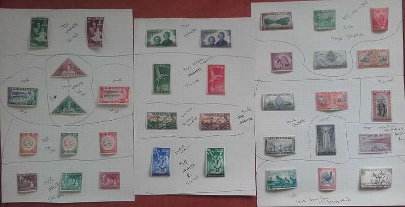 Stamps - New Zealand - Mixed Lot - MH