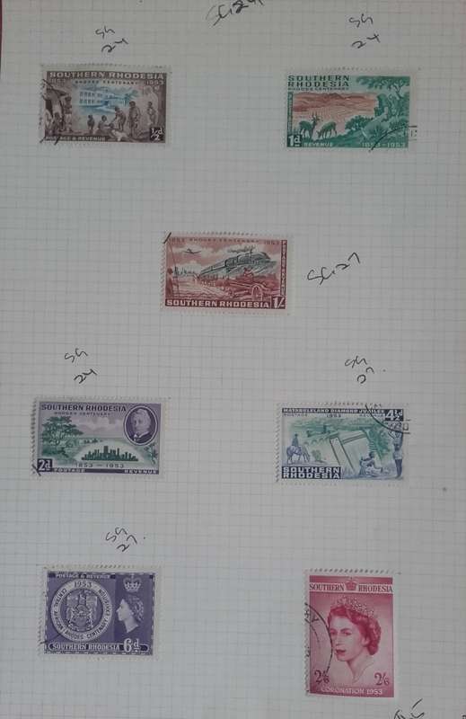Stamps - Southern Rhodesia - Used