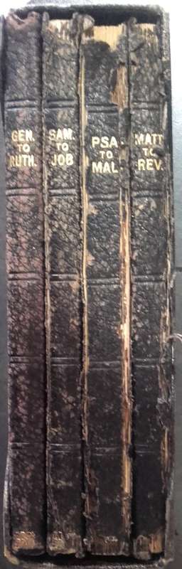 The Holy Bible - The British and Foreign Bibles - Leather - 1800s