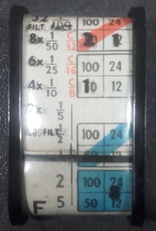 Vintage Camera Light Meter -  Leudi 2 - 1941 USA rare