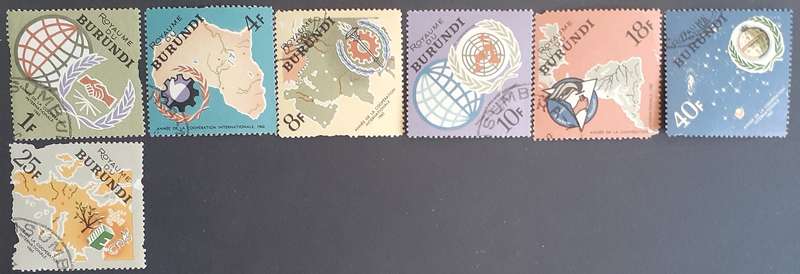 Stamp - Burundi - World Peace - 1965 - CTO