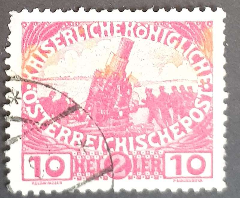 Stamp - Austria - War Charity - 1915 - Used