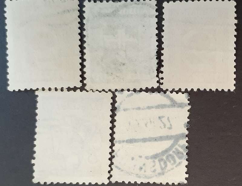 Stamp - Austria - Values x 5 - 1925 - Used