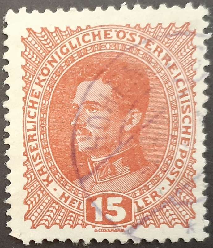 Stamp - Austria - Emperor Karl - 1917 - Used