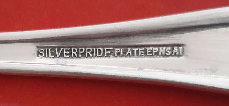 Pastry set 7 piece forks - silverplated