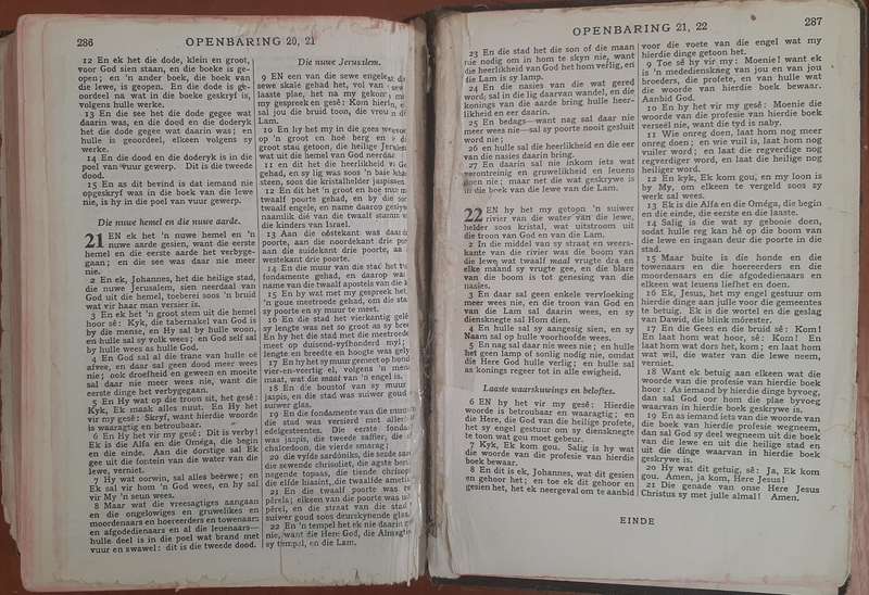 Bible - Die Bybel - 1957