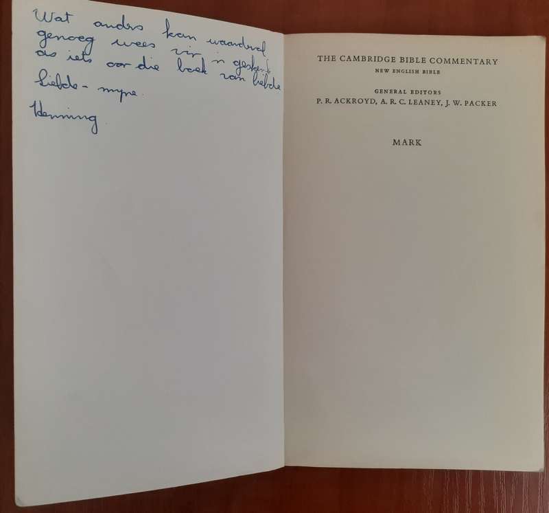 Bible/Book - The Cambridge Bible Commentary - 1978