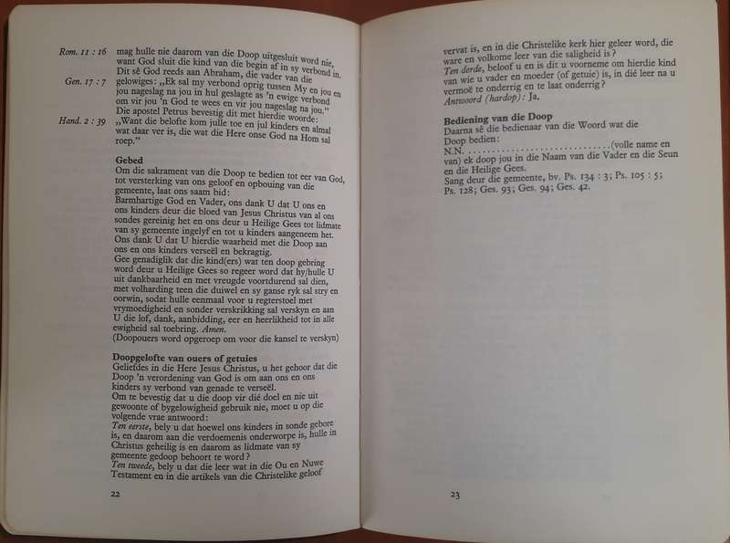 Bible/Book - Die Kerkboek - NG Kerk - 1976