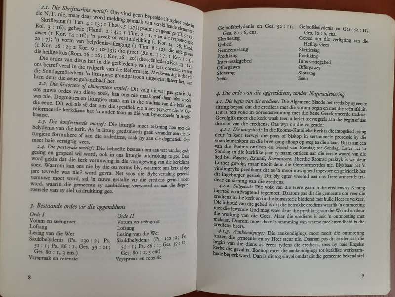 Bible/Book - Die Erediens - NG Kerk - 1976