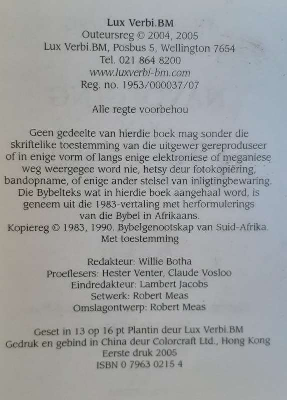 Bible/Book - Die Navolging Van Jesus - Thomas A Kempis - 2005 - Miniature
