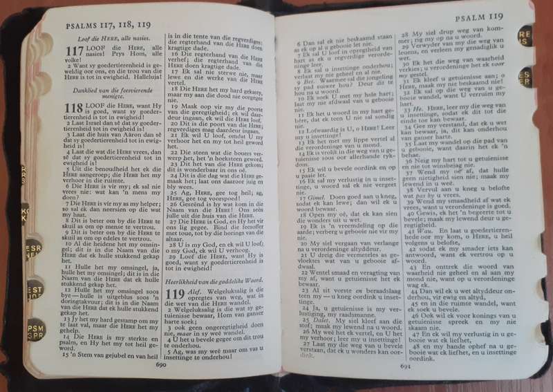 Bible - Die Bybel - 1933/1954/1971 - Pocket
