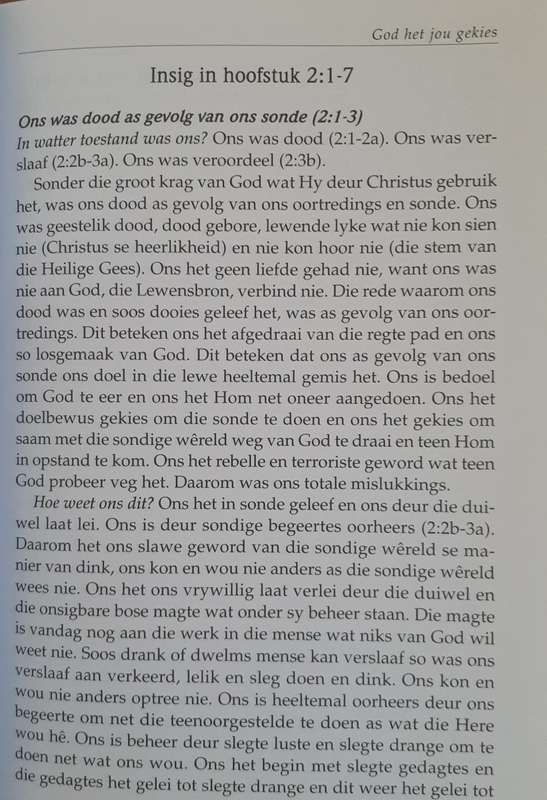 Bible/Book - God Het Jou Gekies - Ben De Klerk - 2018