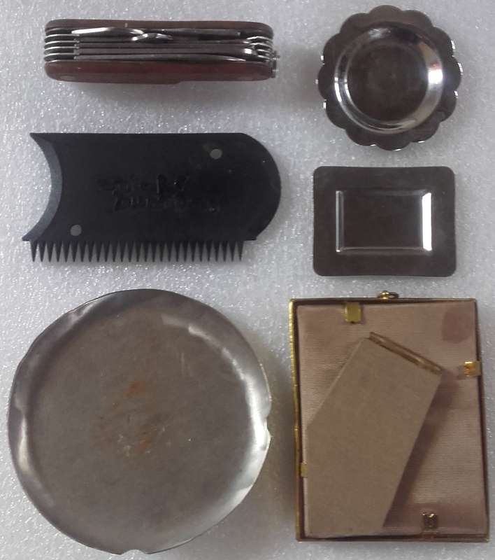 Mixed Lot - Old Mutual Pocket Knife, Surfboard Wax Comb, Etc