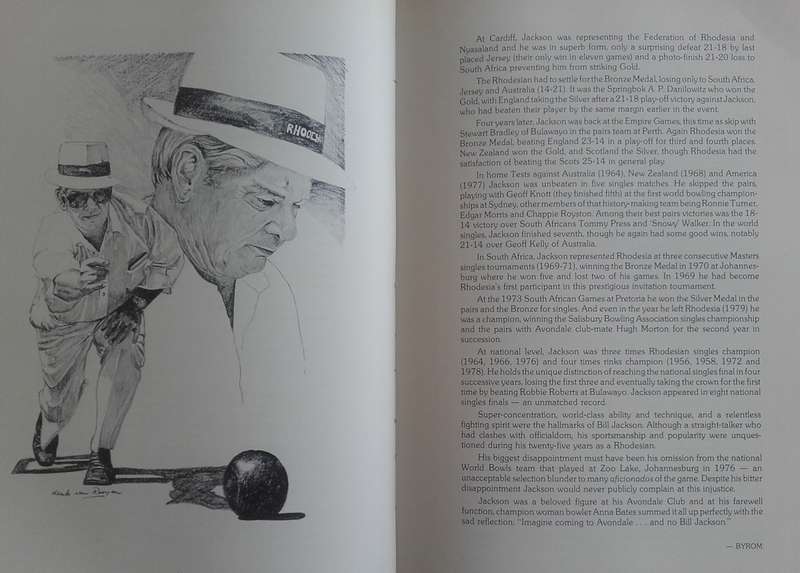 Book - Rhodesian Sports Profiles - 1907-1979.