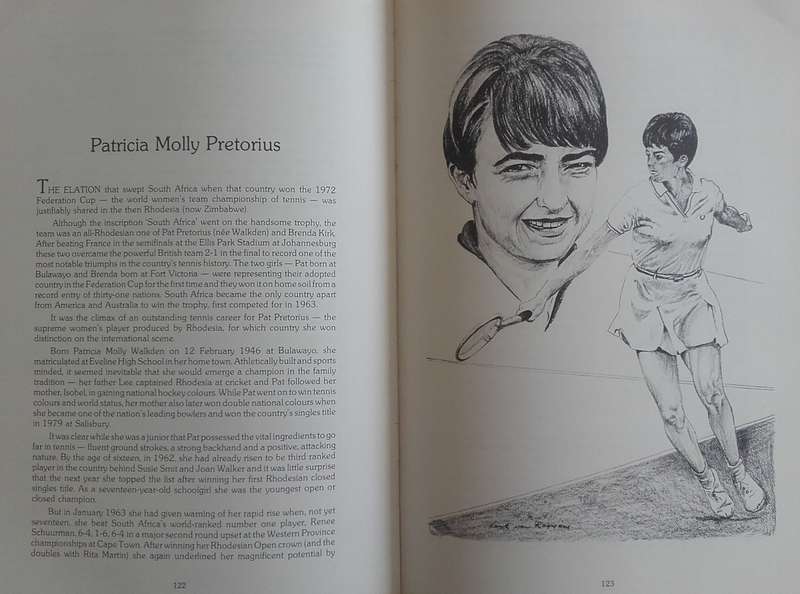 Book - Rhodesian Sports Profiles - 1907-1979.