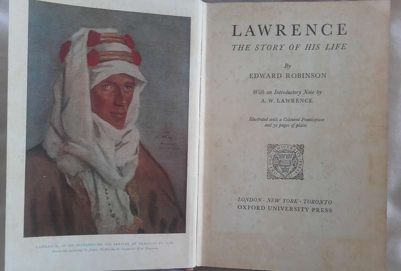 Book - Lawrence - Edward Robinson - 1935 - Oxford