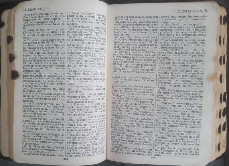 Bible - Die Bybel - 1933/54/76 - Leather Pocket.