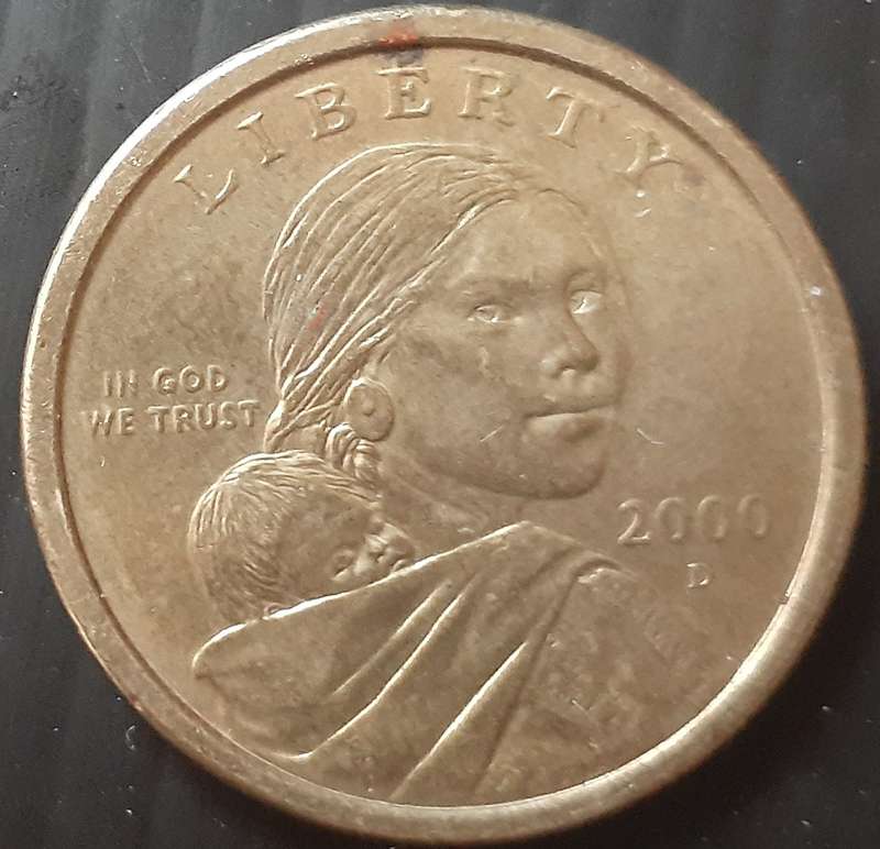 Coin - USA - 1 Dollar - 2000D - Sacagawea