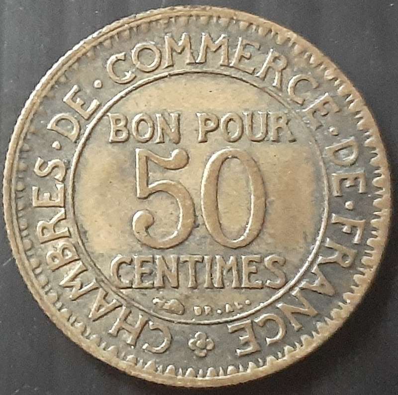 Coin - France - 50 Centimes - 1923 - Date Error