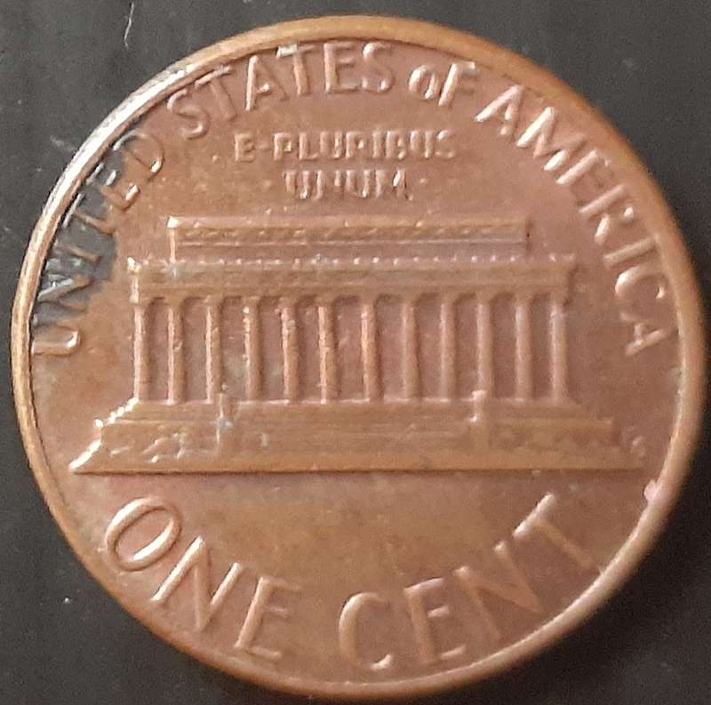 Coin - USA - 1 Cent Lincoln - 1983 - Date Error