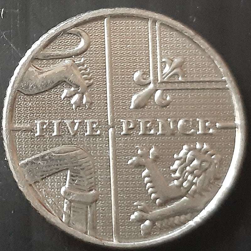 Coin - UK - 5 Pence - 2012