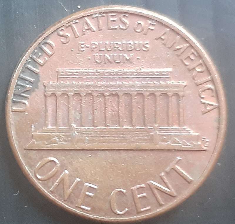 Coin - USA - 1 Cent Lincoln - 1983 - Date Error