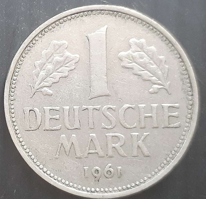 Coin - Germany - 1 Mark - 1961D