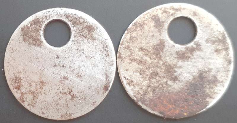 Dogtags x 2 - UK - Vintage