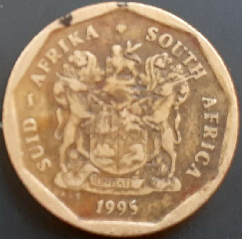 Coin - RSa - 50c - 1995 - error