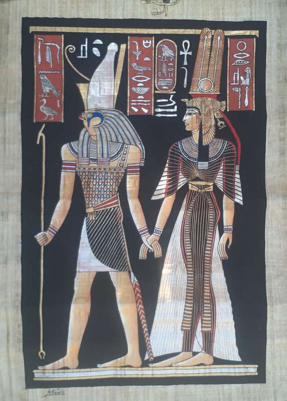 Papyrus - Original - Signed/Stamped - Khedr Brothers - Egypt