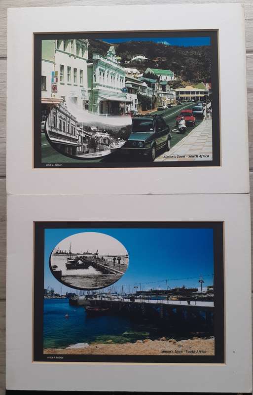 Print x 2 - Simonstown - Unframed
