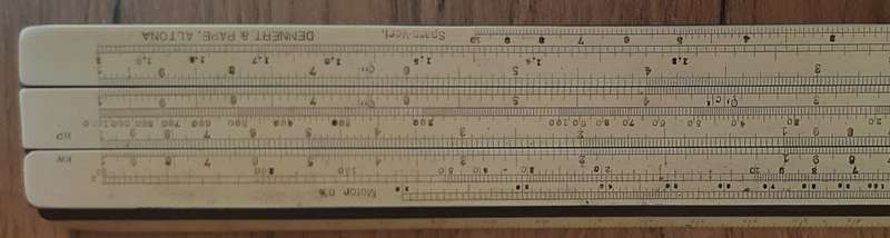 Sliding Rule - Dennert + Pape - Spain - vintage