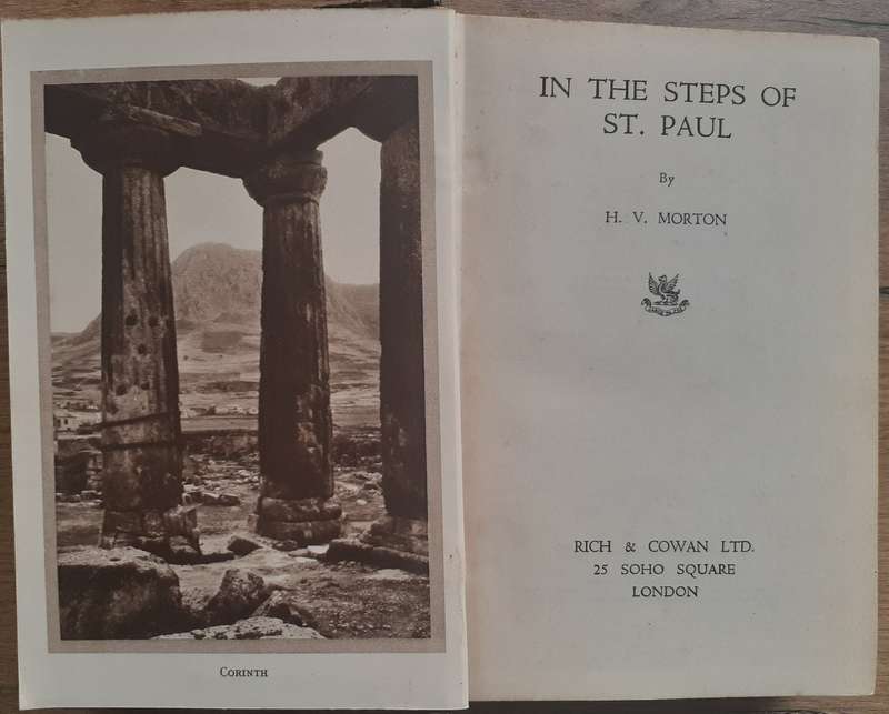 Bible/Book - In The Steps Of St. Paul - H.V.Morton - 1936