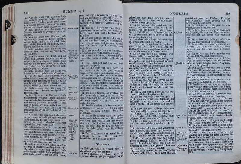 Bible - Die Bybel - 1933/54/57/76 - Reference