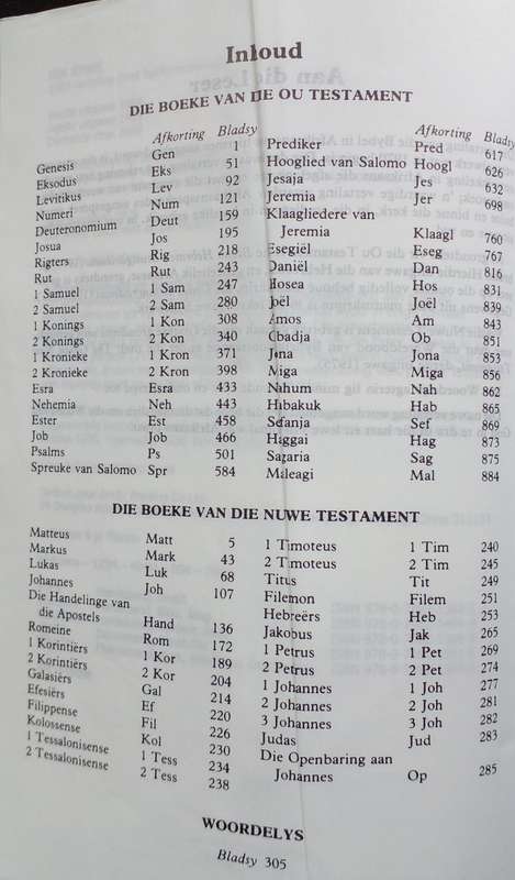 Bible - Die Bybel - 1983 Vertaling