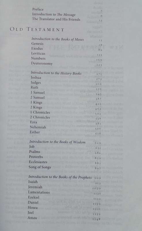 Bible - The Message - SC - Numbered Edtion - 2005
